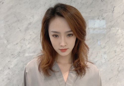 没有刘海的女孩烫纹理长发好看吗 纹理烫不是男孩标配女生也能用