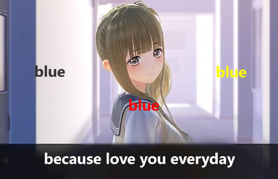 blueʲô˼ ŵе⺬