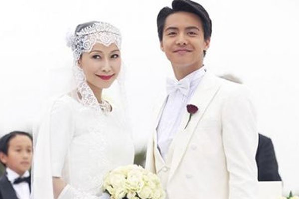 马天宇和老婆结婚照 倒是希望他真的结婚生子了